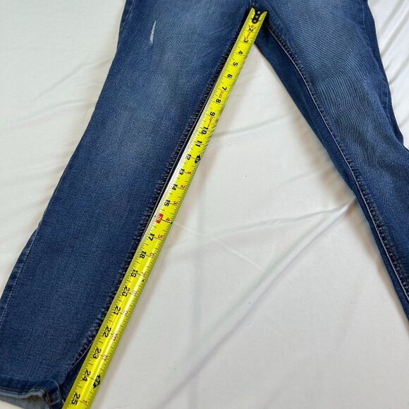 Democracy “Ab” Technology Skinny Jeans Size 6 | Distressed Stretch Denim - Picture 5 of 7